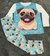 Pijama infantil invierno Perrito Pug