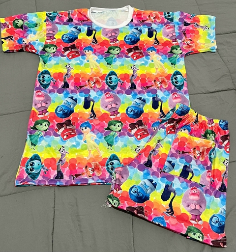 Pijama adulto verano FULL PRINT con bolsillo INTENSAMENTE