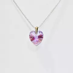 DIJE CORAZON 14MM -LUA SWAROVSKI - LUA JOYAS