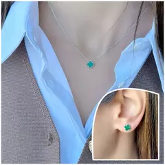 AROS PLATA 925 SIMIL VAN CLEEF-LUA ZIRCONIA COLLECTION - tienda online