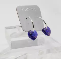 AROS PLATA 925-LUA SWAROSKI ELEMENTS - comprar online