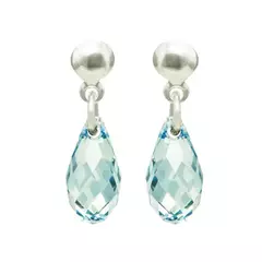 AROS PLATA 925 BRIOLETTE - LUA SWAROSKI ELEMENTS