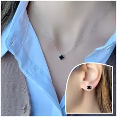 COLLAR PLATA 925-LUA ZIRCONIA COLLECTION - tienda online
