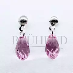 AROS PLATA 925 BRIOLETTE - LUA SWAROSKI ELEMENTS en internet
