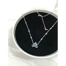COLLAR CARROZA CENICIENTA PLATA 925-LUA