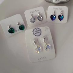 AROS PLATA 925-LUA SWAROSKI ELEMENTS - comprar online