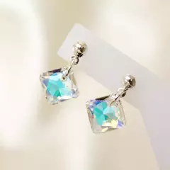 AROS PLATA 925 PRINCESS-LUA SWAROSKI en internet