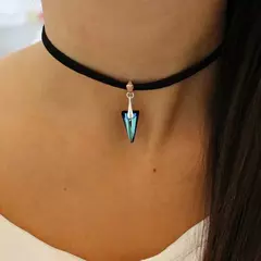 CHOKER SPIKE PLATA 925 - LUA SWAROSKI - comprar online