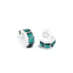 AROS PLATA 925 PARADISE-LUA SWAROSKI - comprar online