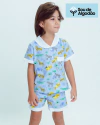 Pijama Ingles Masculino Infantil - Safari Azul