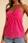 Blusa Alça FL Detalhe Costa - Rosa