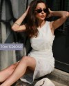 Vestido ML Medio Laise - Branco Off