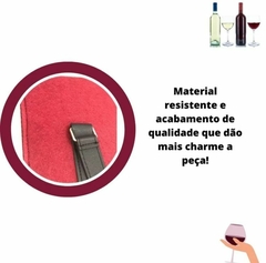 Bolsa Reutilizável Dupla Para Vinho Com Alça - VINOVITA GRACIANO