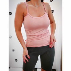 MUSCULOSA BASICA DE VISCOSA CON TIRITAS - MAXIMA INDUMENTARIA 