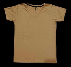 REMERON MAXI DE JERSEY LISO CUELLO V - comprar online