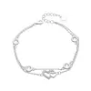 Pulsera multihilo corazón