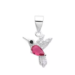 Dije colibri rosa - Chére Mayorista