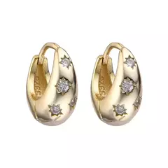 Argollas estrellitas