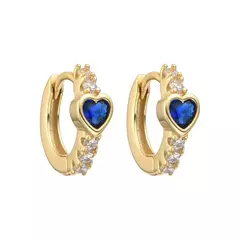 Argollas Corazón 10 mm