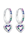 Argollas Corazon Color