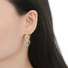 Aros triple Corazon - comprar online