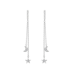 Aros cadena Estrella y Luna