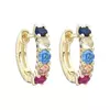 Argollas cubic color