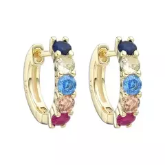 Argollas cubic color