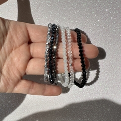 Pulsera elastizada cristal