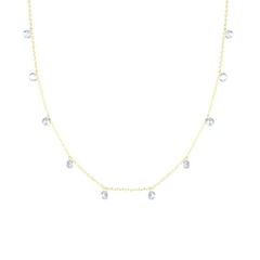 Choker puntos de luz gold