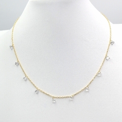 Choker puntos de luz gold - comprar online