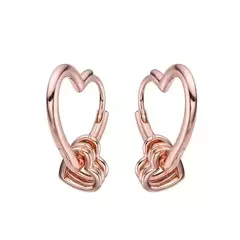 Argollas corazón dijes - tienda online