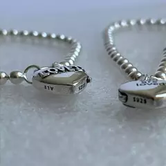 Pulsera estilo Pandora corazón en internet