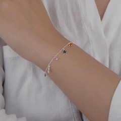 Pulsera de cristales y estrellas - comprar online