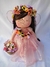 Boneca fada das flores - Ateliê Cema Araújo