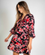 Vestido Viscose Floral Dark Summer