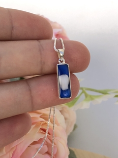 Retângulo mini - Joia com dentinho de leite - comprar online