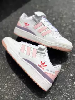 Adidas Forum Low - Branco e Rosa - comprar online