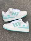 Adidas Forum Low - Branco e Ciano