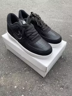 Nike Air Force 1 - Preto sola Branco - comprar online