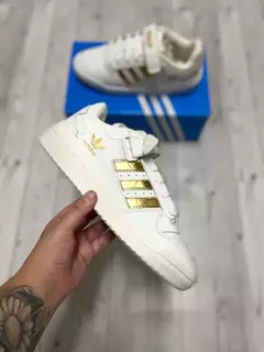 Adidas Forum Low - Branco e Dourado - comprar online