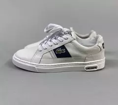 Lacoste Sapatênis - Branco com azul