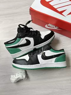 Nike Air Jordan Low 1 - Verde, Preto e branco - comprar online