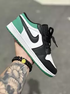 Nike Air Jordan Low 1 - Verde, Preto e branco na internet