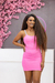 VESTIDO ALÇA BRILHO - loja online