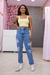 CALÇA JEANS MOM SAL E PIMENTA - Gaby Moura Store
