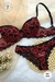 Conjunto clássico em renda biocolor