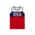 Camiseta Regata Infantil Menino USA Carter's