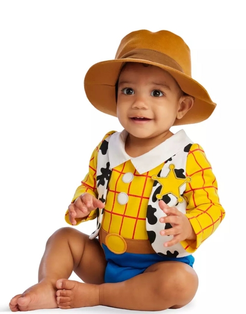 Fantasia Infantil Menino Woody Bebê Disney