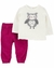 Conjunto Infantil Menina Com Sueter La E Calca Veludo Cotele Carters